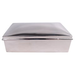 Amerikanische Schachtel aus Sterlingsilber, Mid-Century Modern