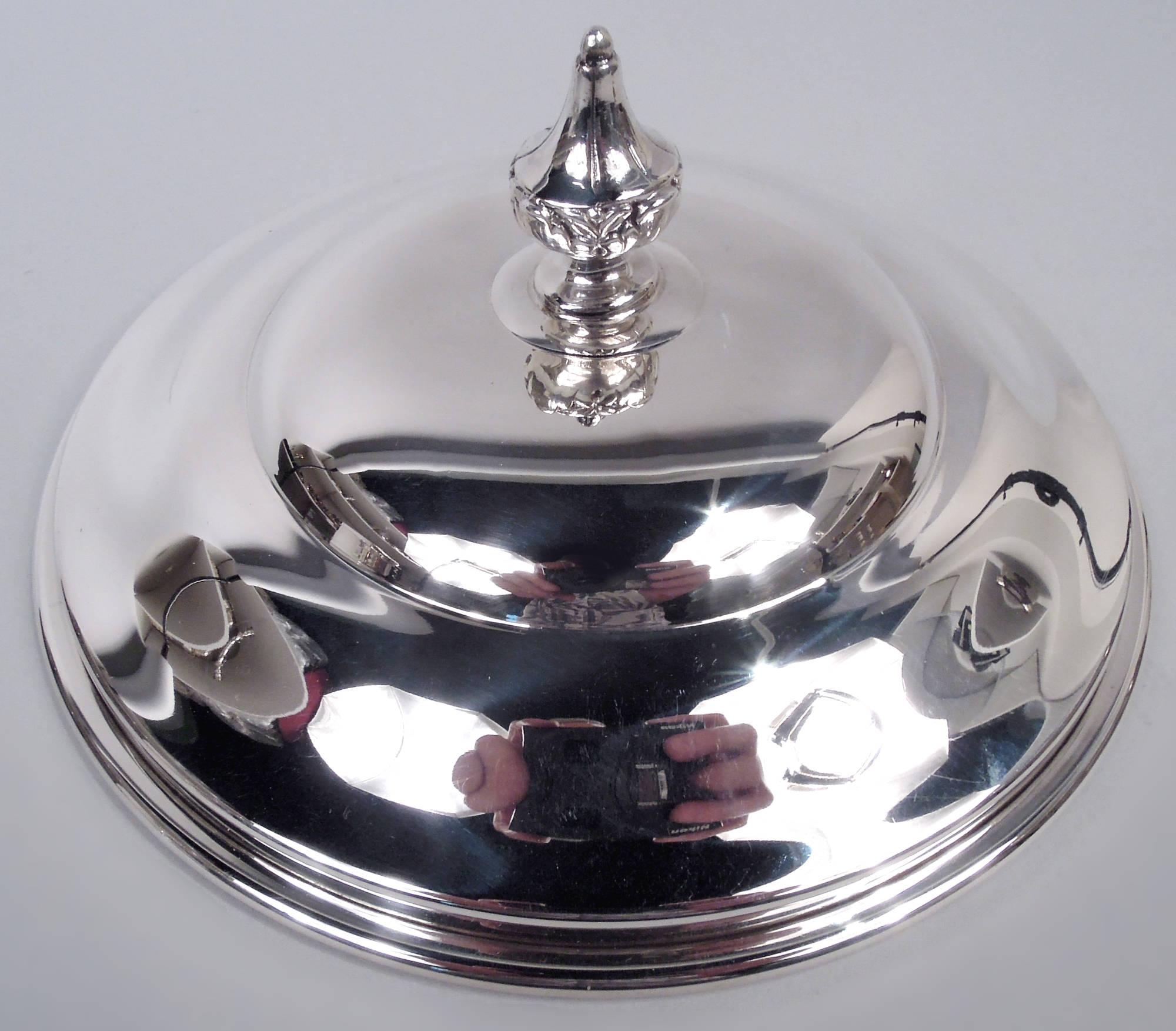 American Midcentury Modern Sterling Silver Ice Bucket In Good Condition For Sale In New York, NY