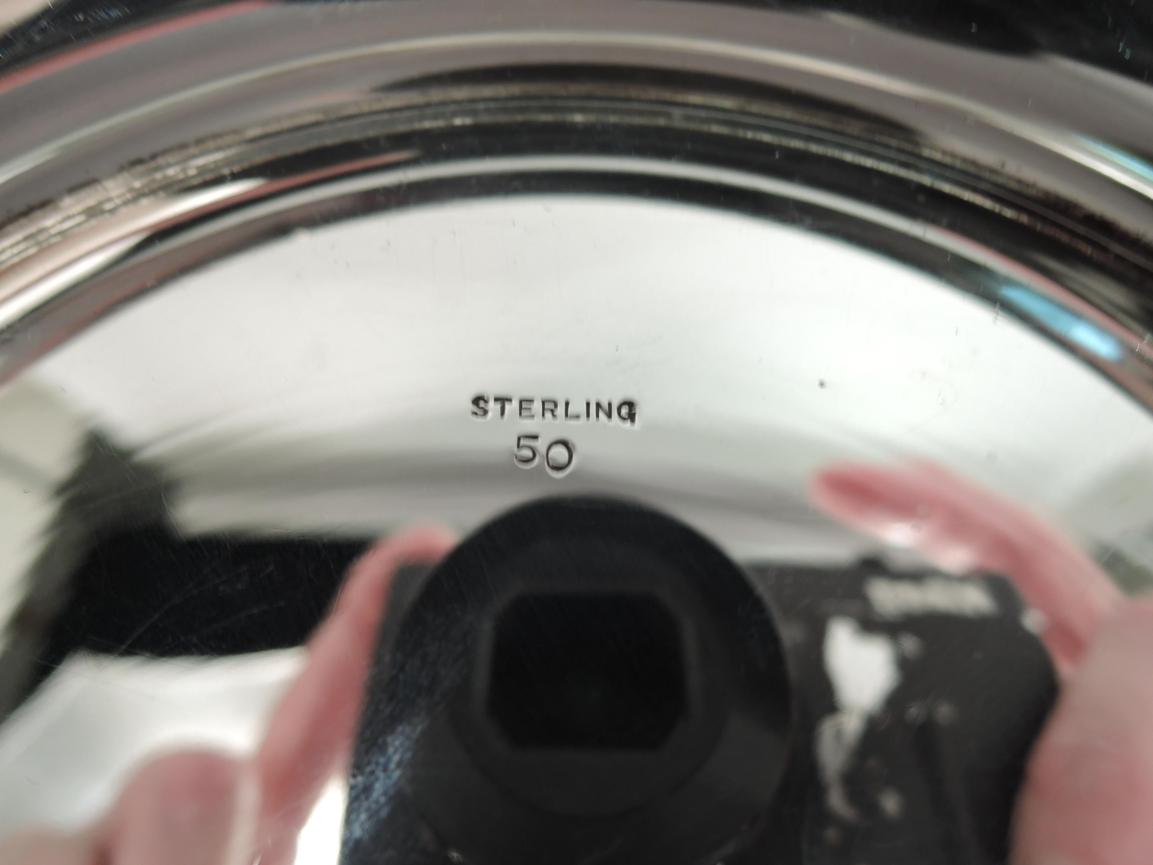 American Midcentury Modern Sterling Silver Ice Bucket 2