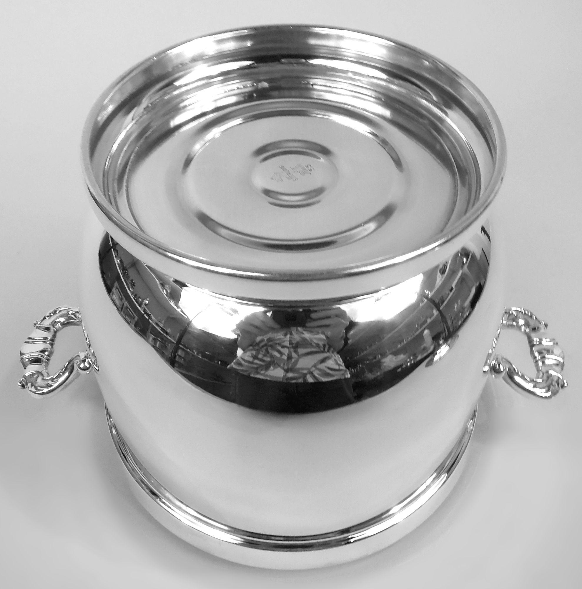 American Midcentury Modern Sterling Silver Ice Bucket For Sale 5