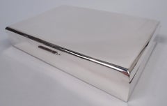 American Midcentury Modern Sterling Silver Jewelry Box