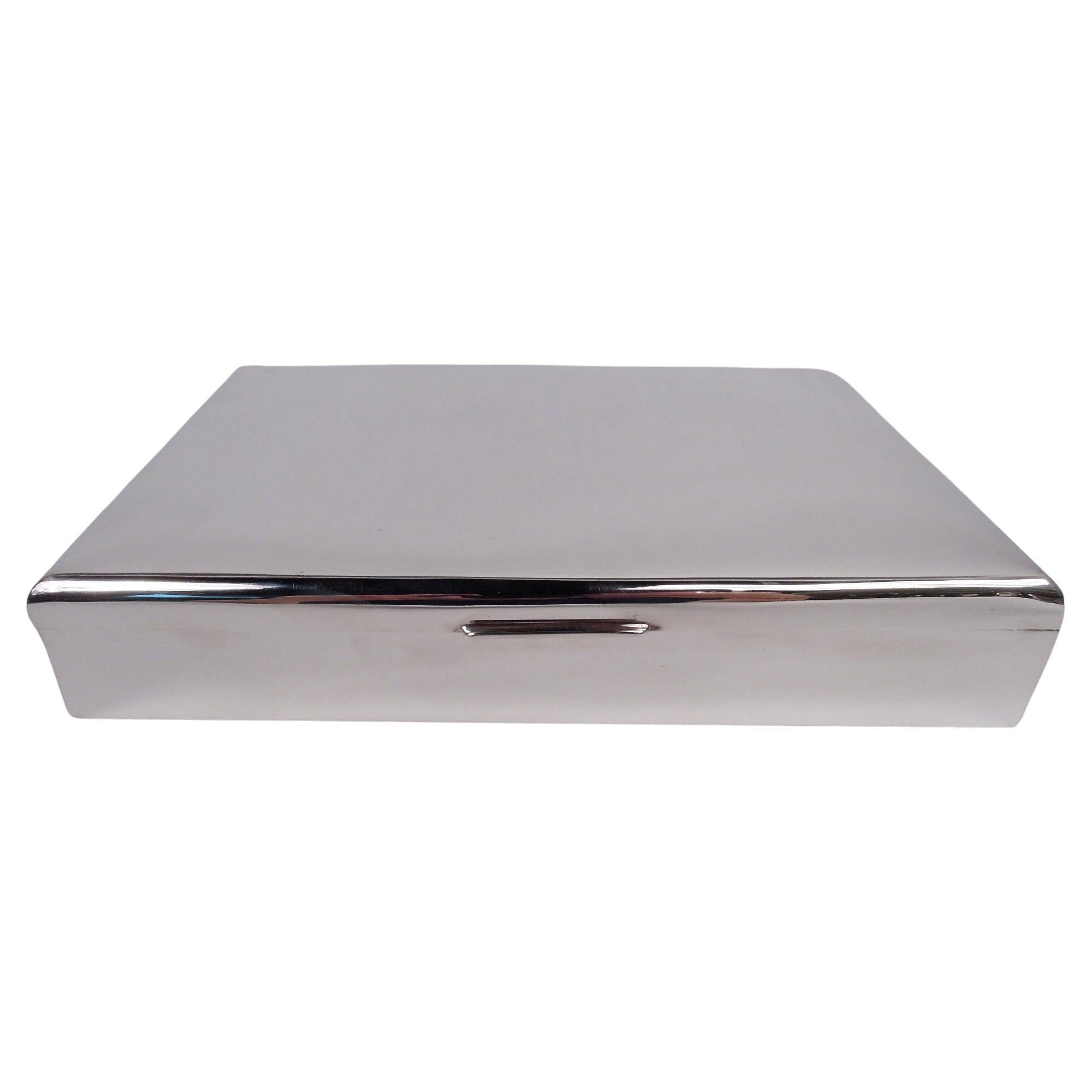 American Midcentury Modern Sterling Silver Jewelry Box