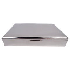 American Midcentury Modern Sterling Silver Jewelry Box