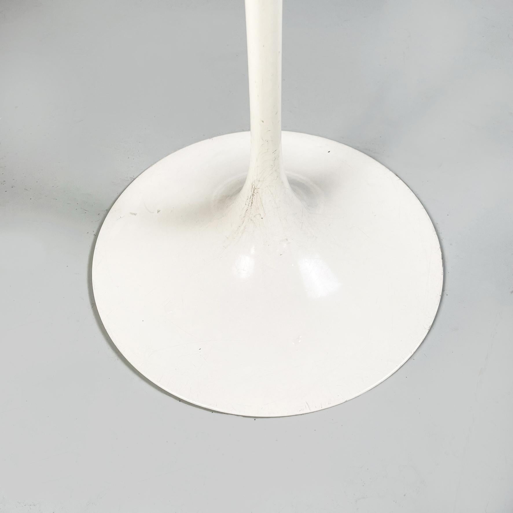 Table basse américaine mi-siècle en métal stratifié blanc Mod.Tulip de Knoll, années 1960 en vente 3