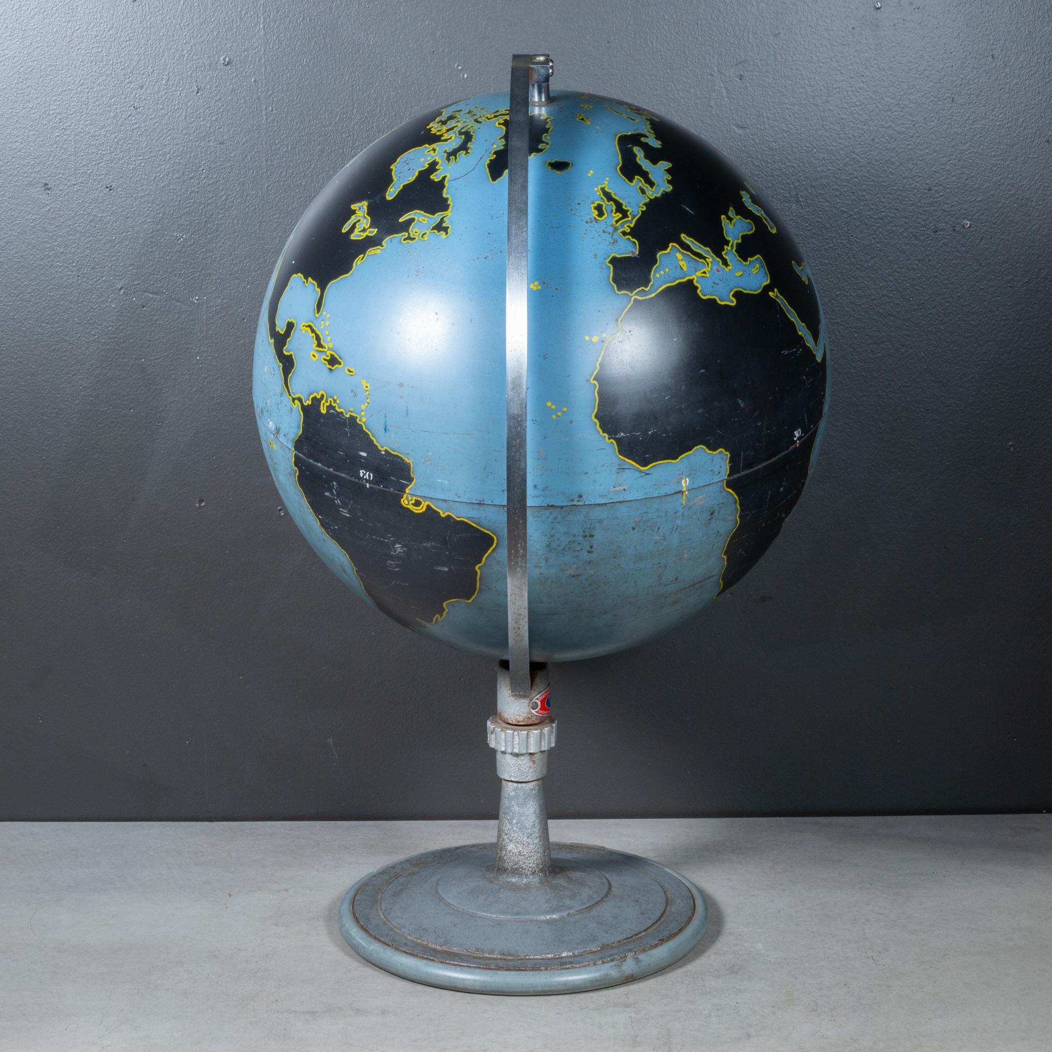 20th Century American Military Planning Globe by Denoyer-Geppert c.1940-1950 For Sale