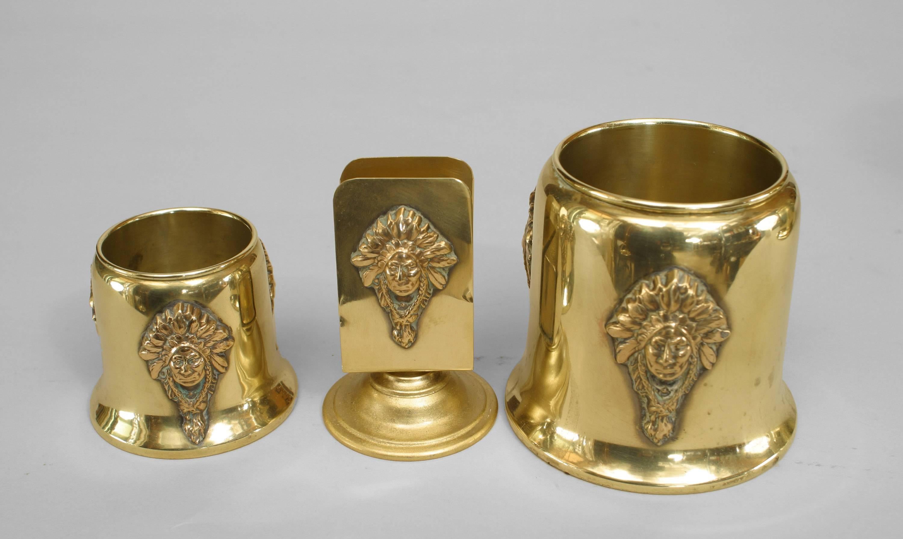 American Mission Brass Smoking Set For Sale 1
