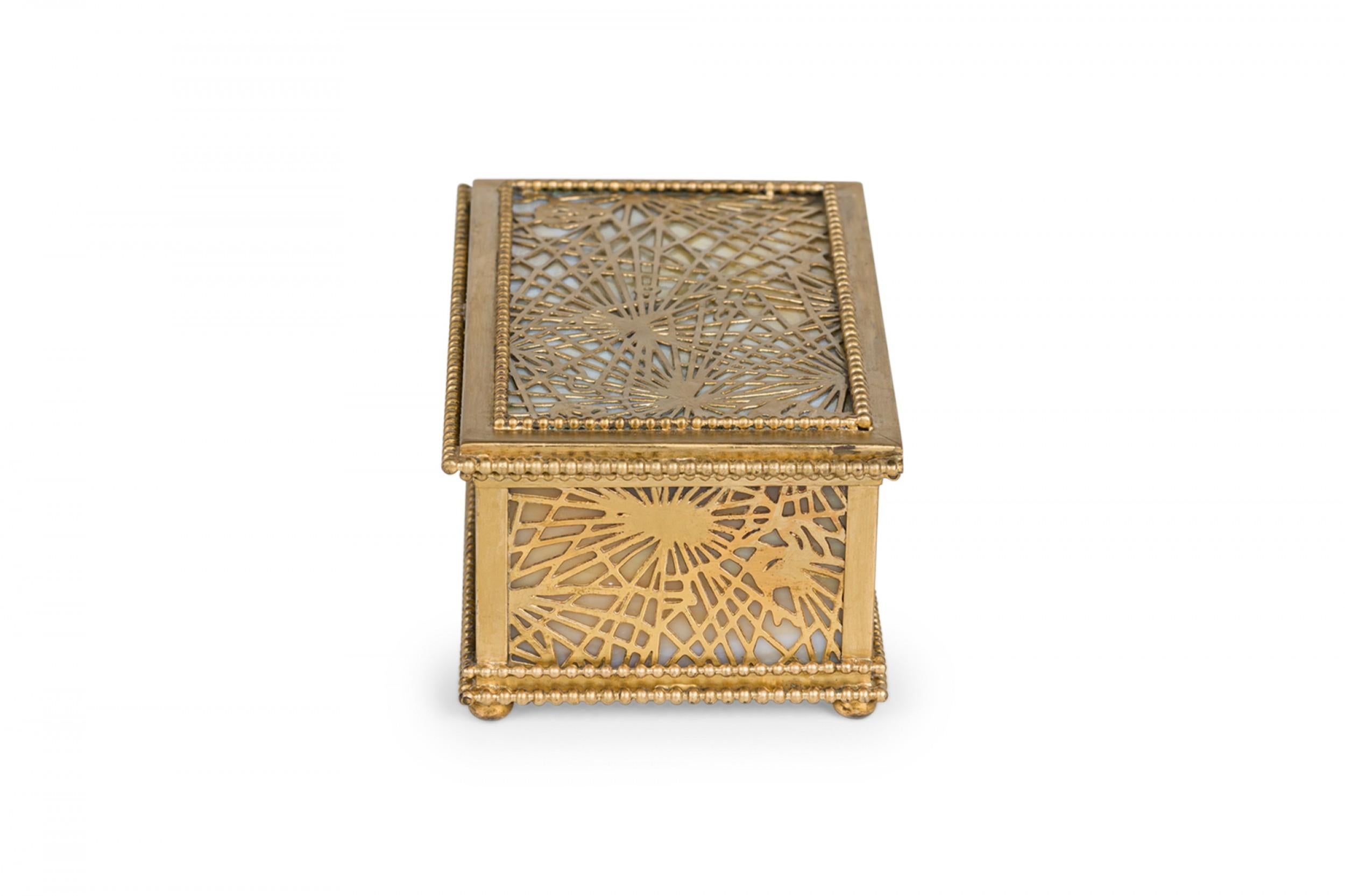 Shaker American Mission Bronze Spider Web Box For Sale