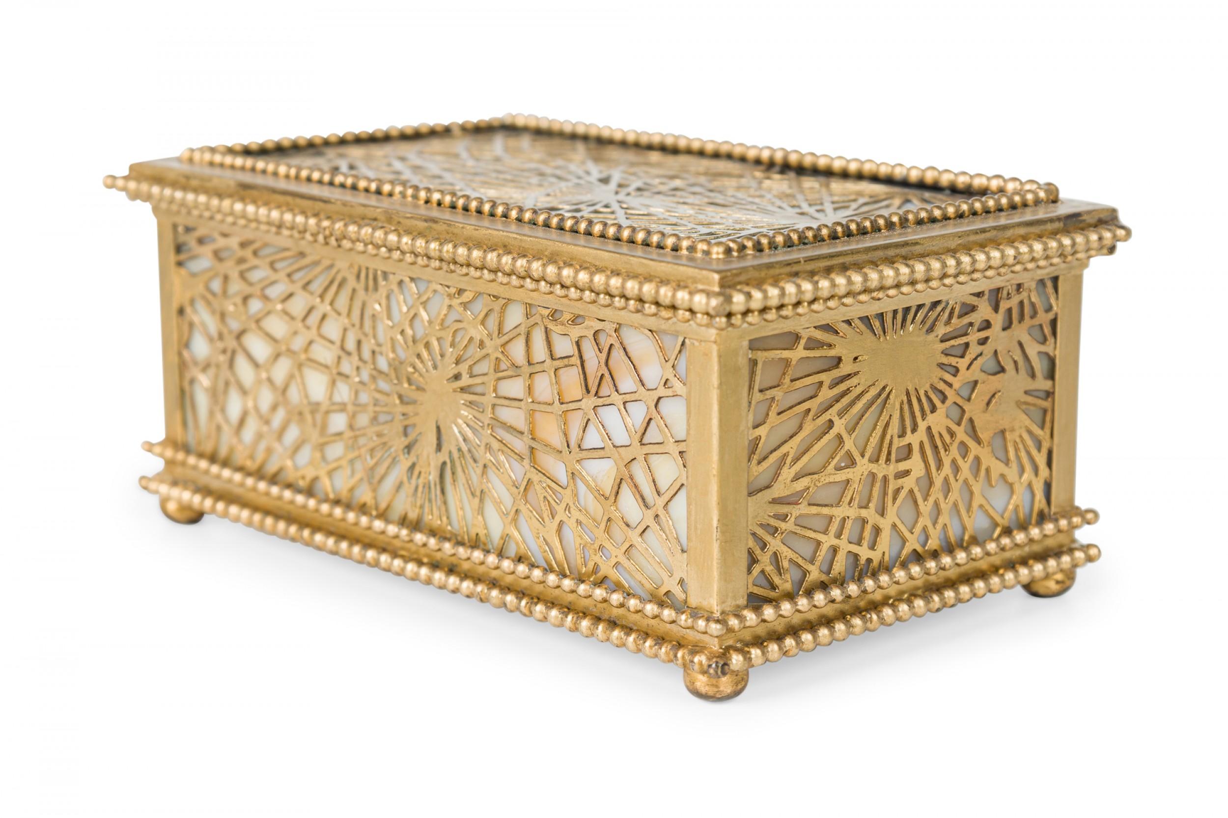 American Mission Bronze Spider Web Box For Sale 1
