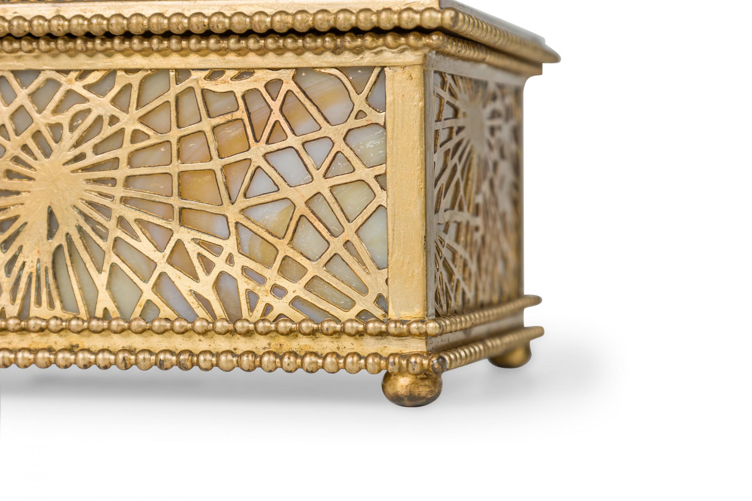 American Mission Bronze Spider Web Box For Sale 3
