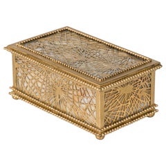 Caja Telaraña Bronce Misión Americana