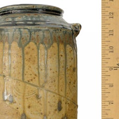 American Mission Drip Glazed Earthenware Urn