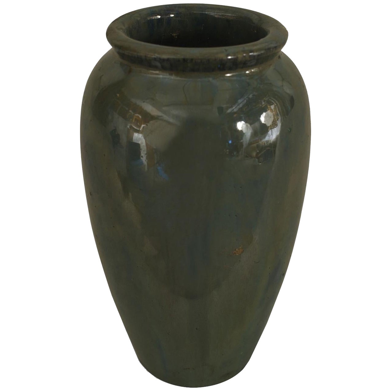 American Mission Green Ceramic Vase