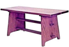 American Mission Oak Rectangular Dining Table