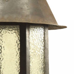 Lanterne in vetro e ferro dipinte American Mission