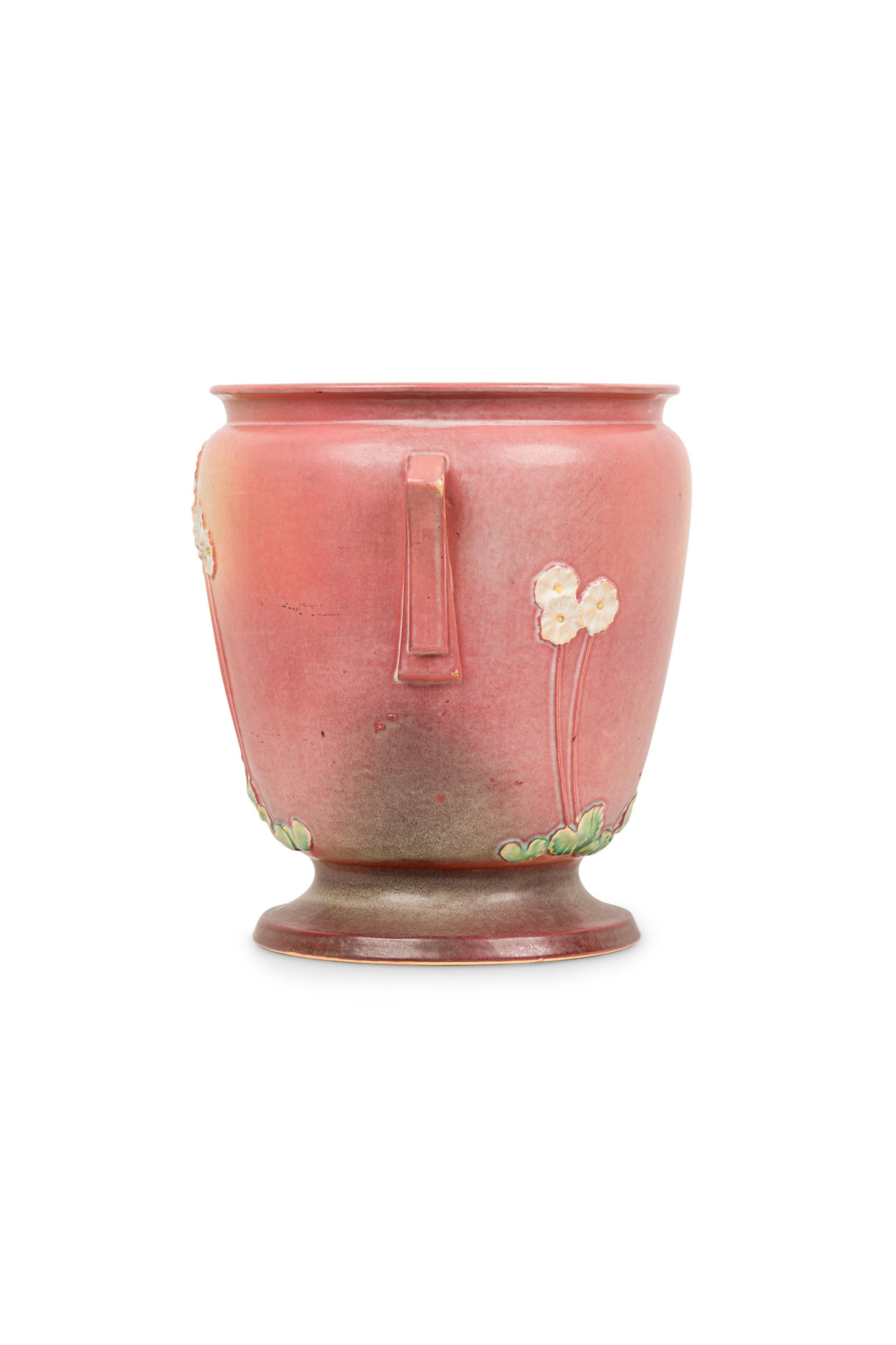 Fatto a mano Vaso in porcellana American Mission Roseville in vendita