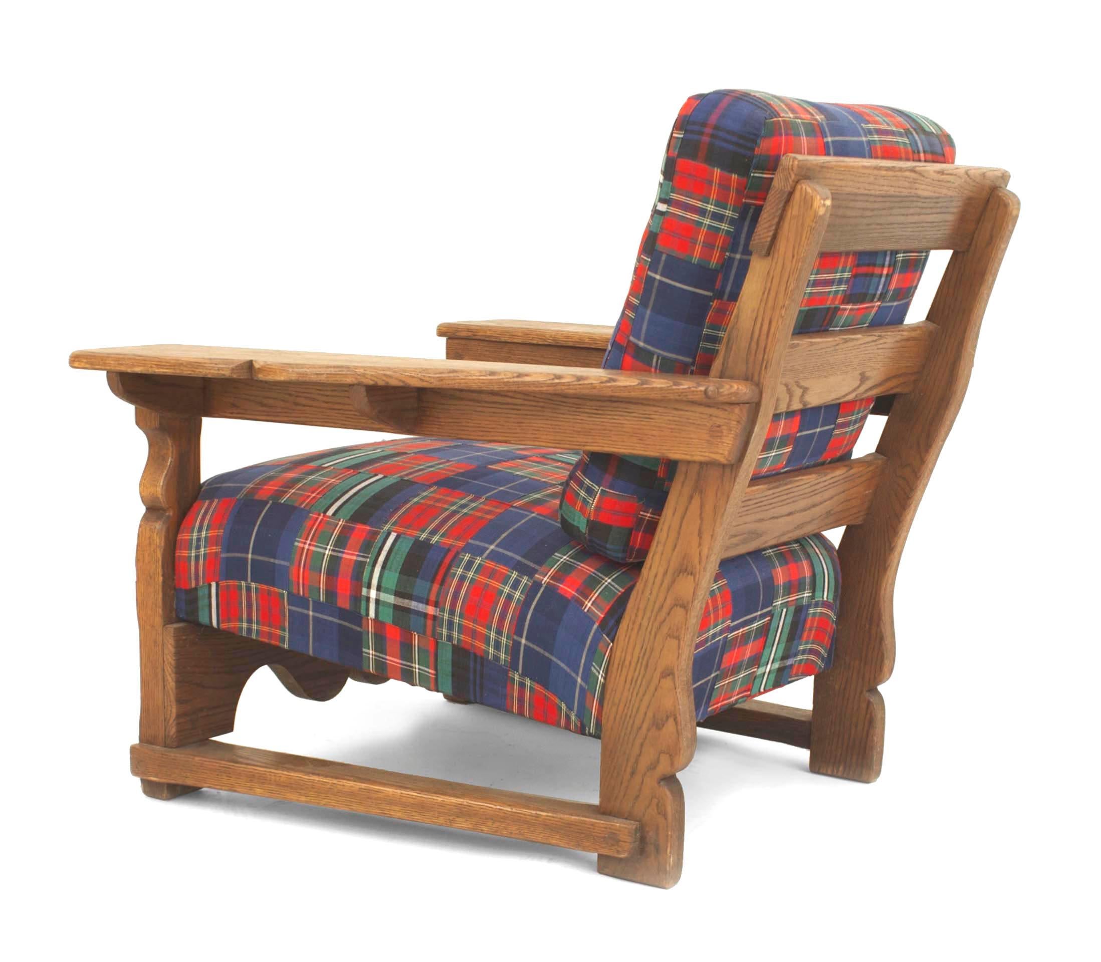 rustic arm chair