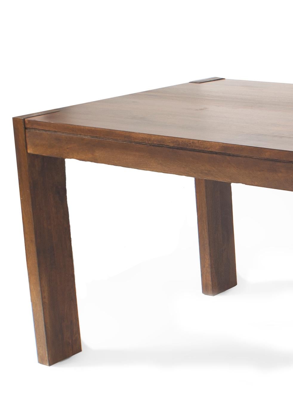 mission style expanding dining table