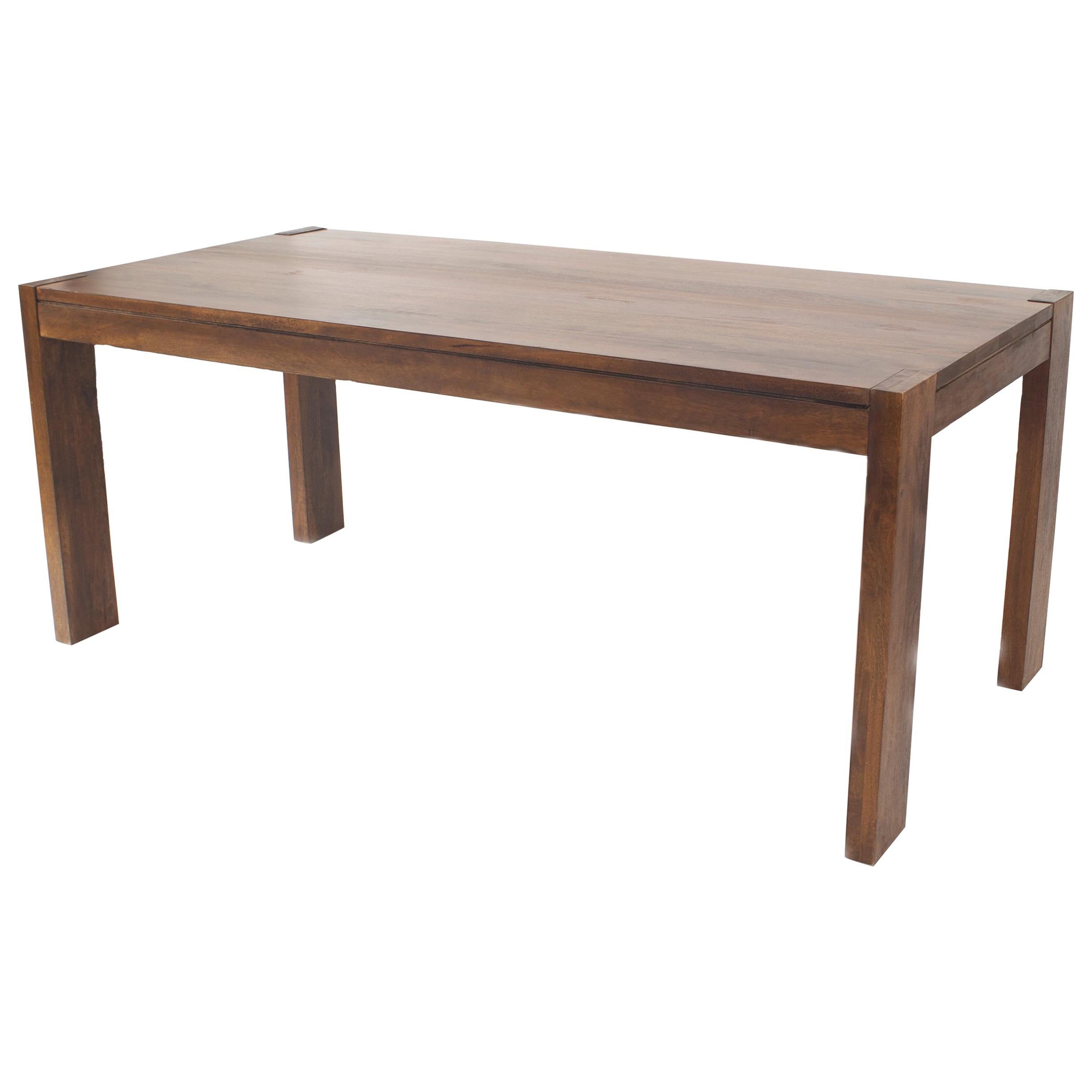 American Mission Style Walnut Dining Table