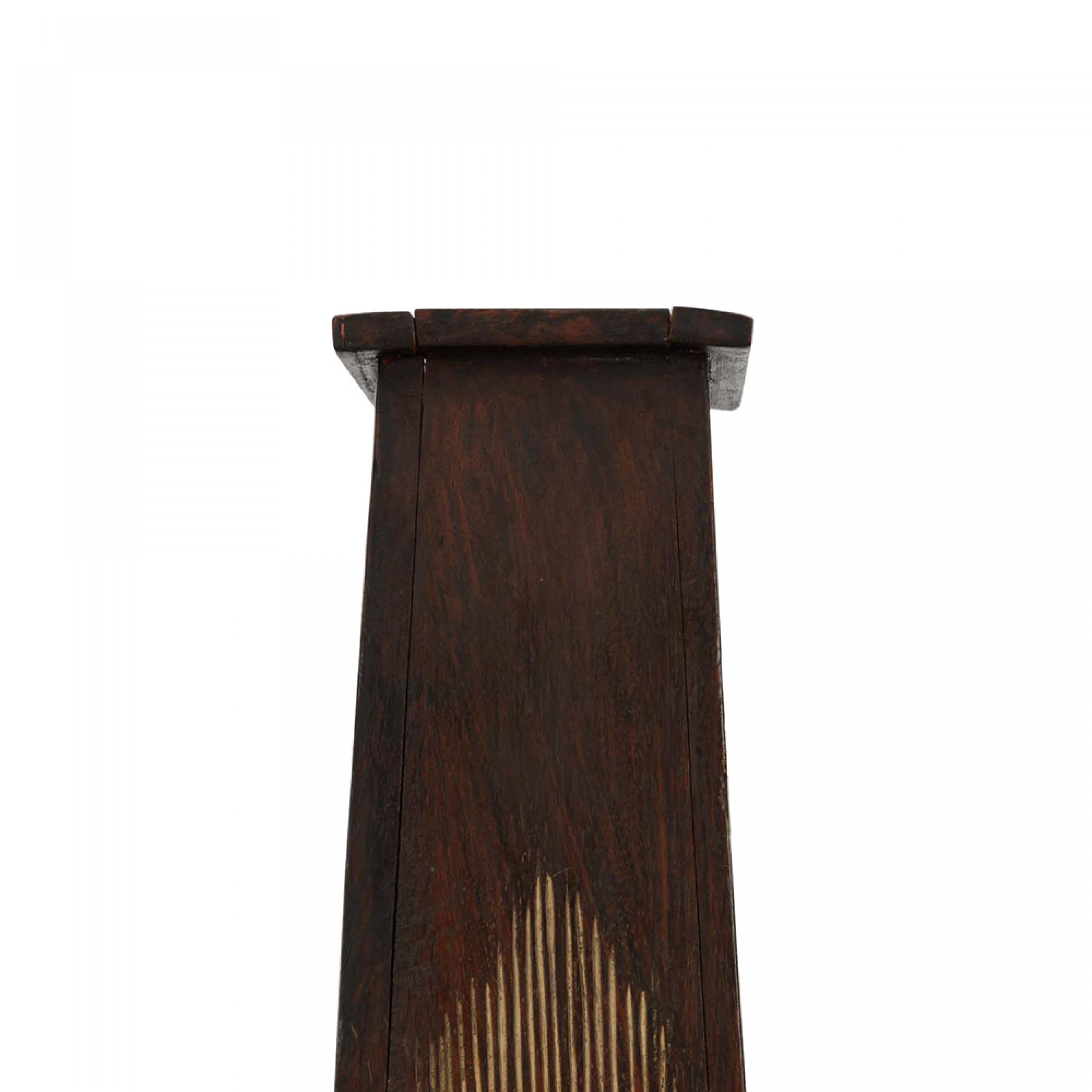 Inciso Vaso di legno inciso American Mission in vendita