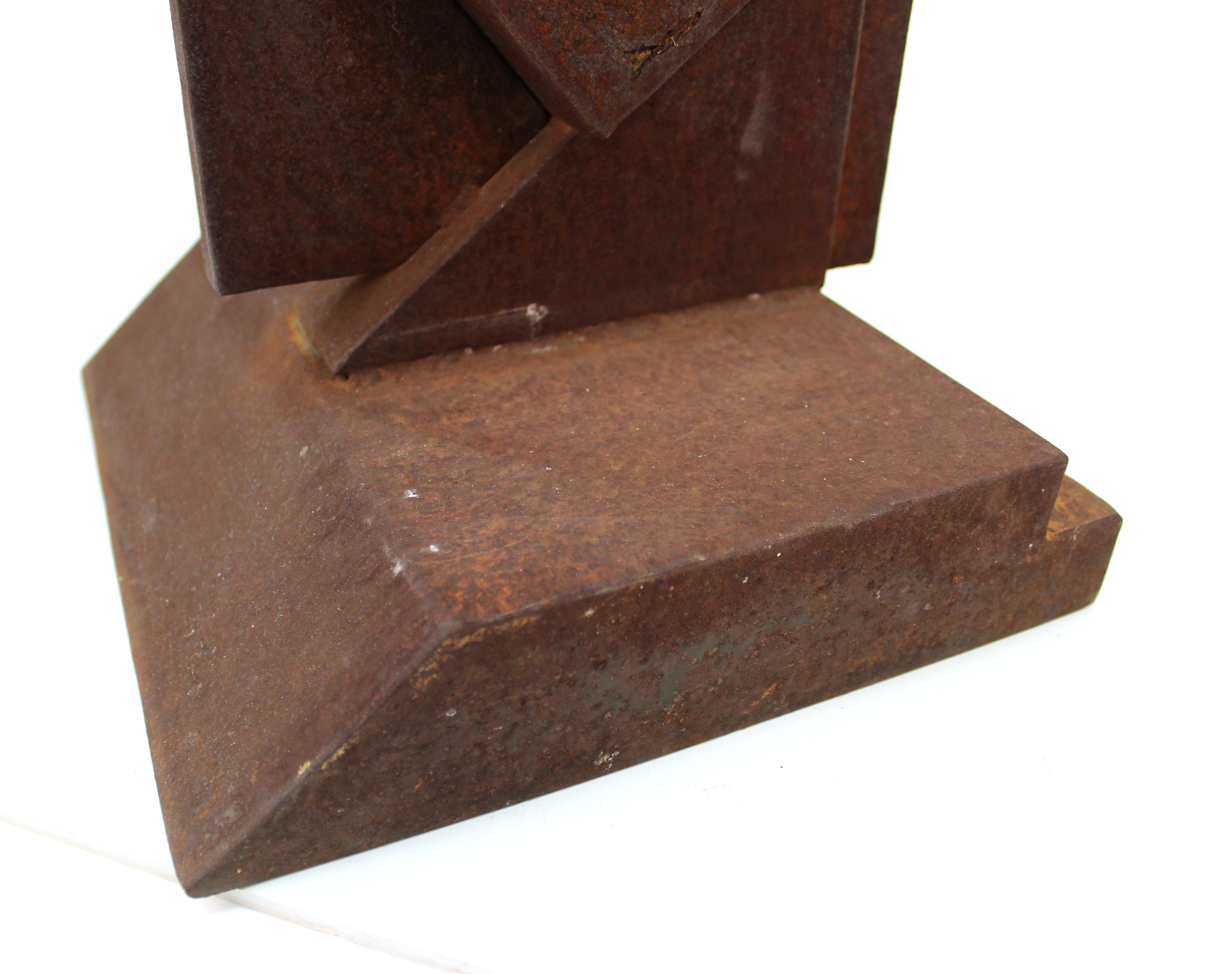 American Modern Abstract Brutalist TOTEM Sculpture For Sale 3