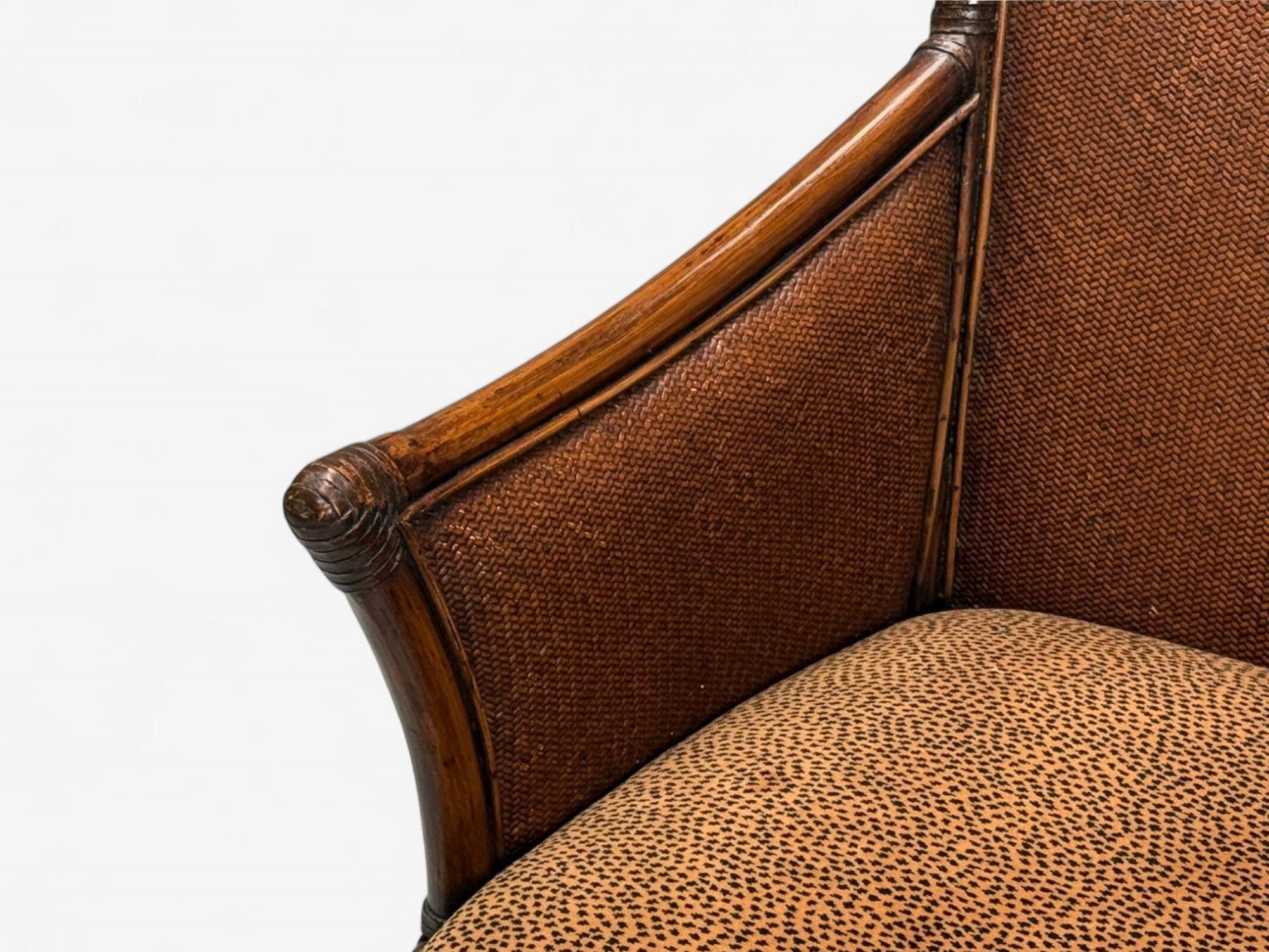Bambou Fauteuils modernes américains, bambou, rotin, États-Unis, 1970 en vente