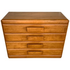 American Modern Blonde Chest Of Drawers