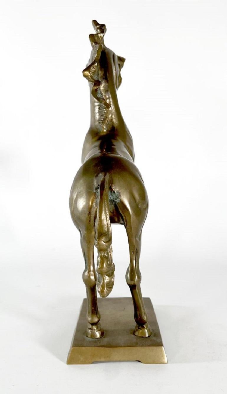 Amerikanische moderne Messing-Skulptur „The Unicorn of Magic & Light“, Schnitzer Edward Tripp im Angebot 1