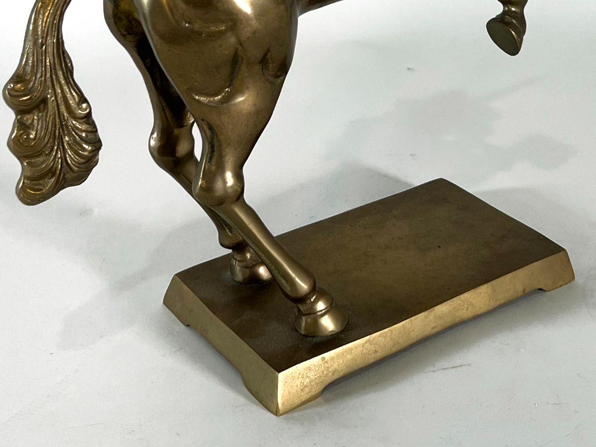 Amerikanische moderne Messing-Skulptur „The Unicorn of Magic & Light“, Schnitzer Edward Tripp im Angebot 2