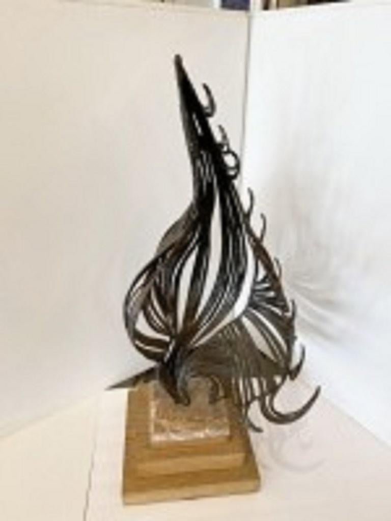 Fatto a mano Scultura in ferro moderna americana 