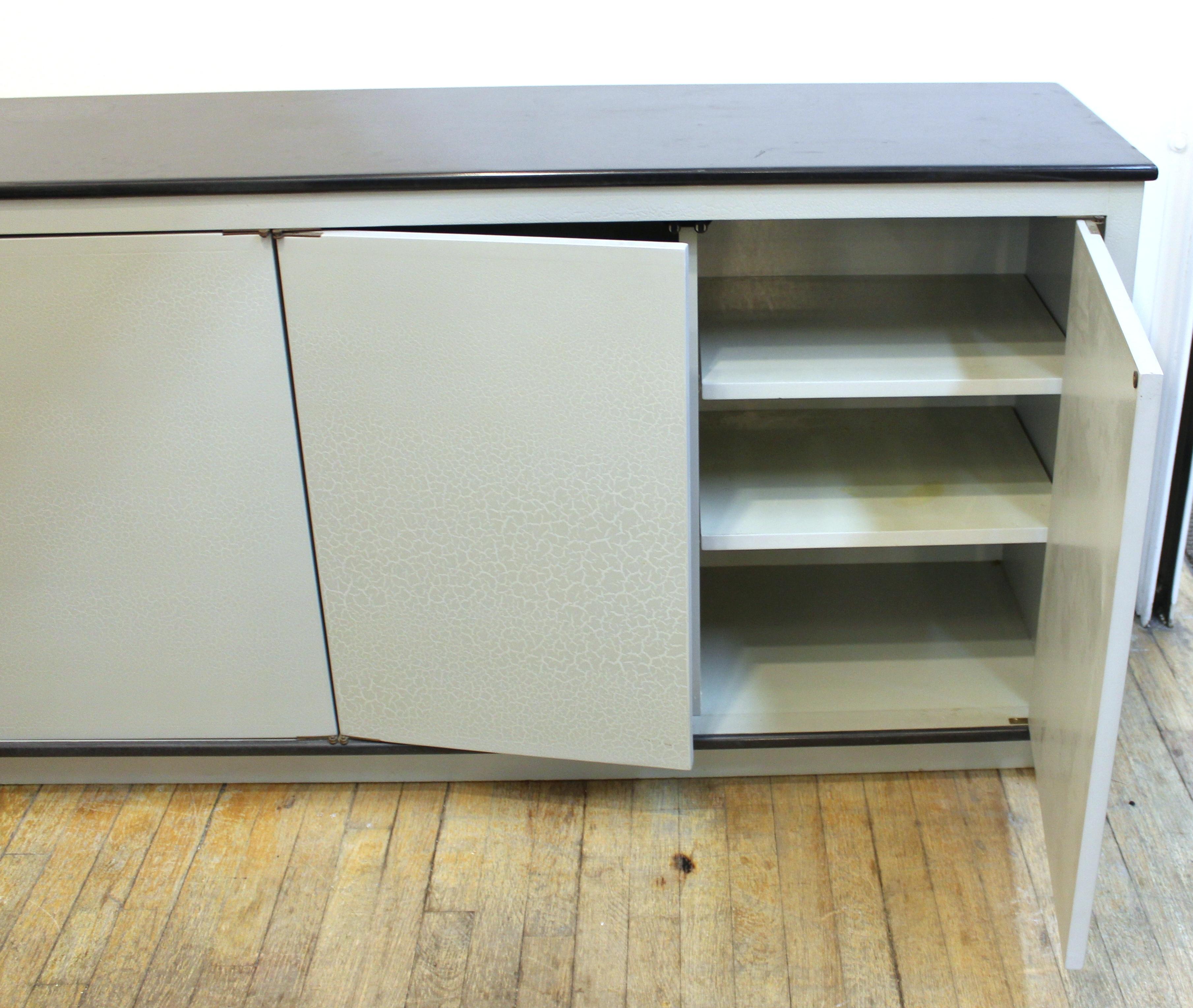 American Modern Cabinet with Craquelure Surface 1
