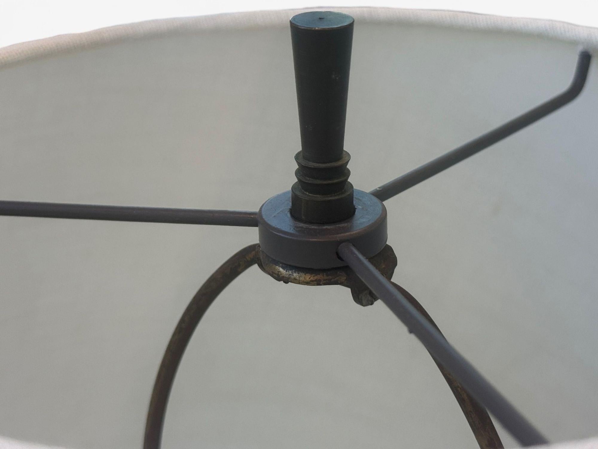 Lampada da tavolo biomorfa moderna americana, ceramica, USA, anni '60 in vendita 5