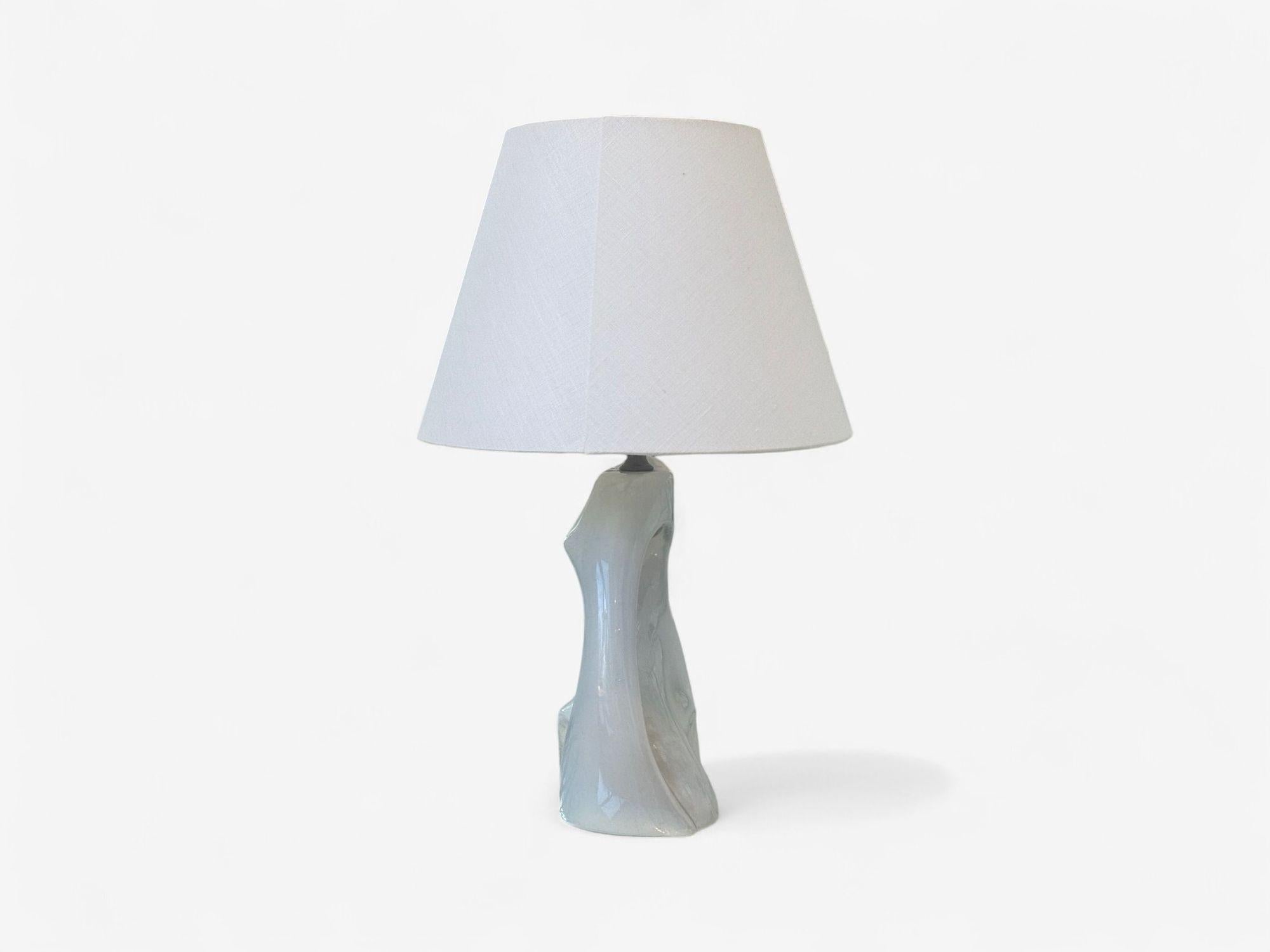 Lampada da tavolo biomorfa moderna americana, ceramica, USA, anni '60 in vendita 3