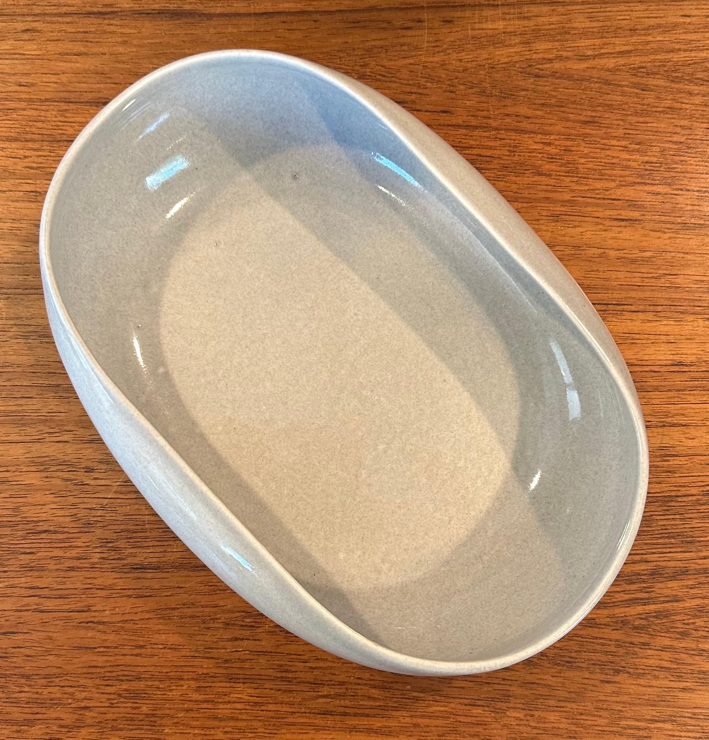 American Modern Ceramic Bowl and Tray by Russel Wright for Steubenville Pottery For Sale 1