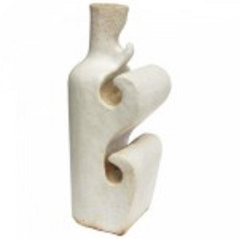 Mid-Century moderno Vaso/scultura in ceramica moderna americana, Daric Harvie in vendita