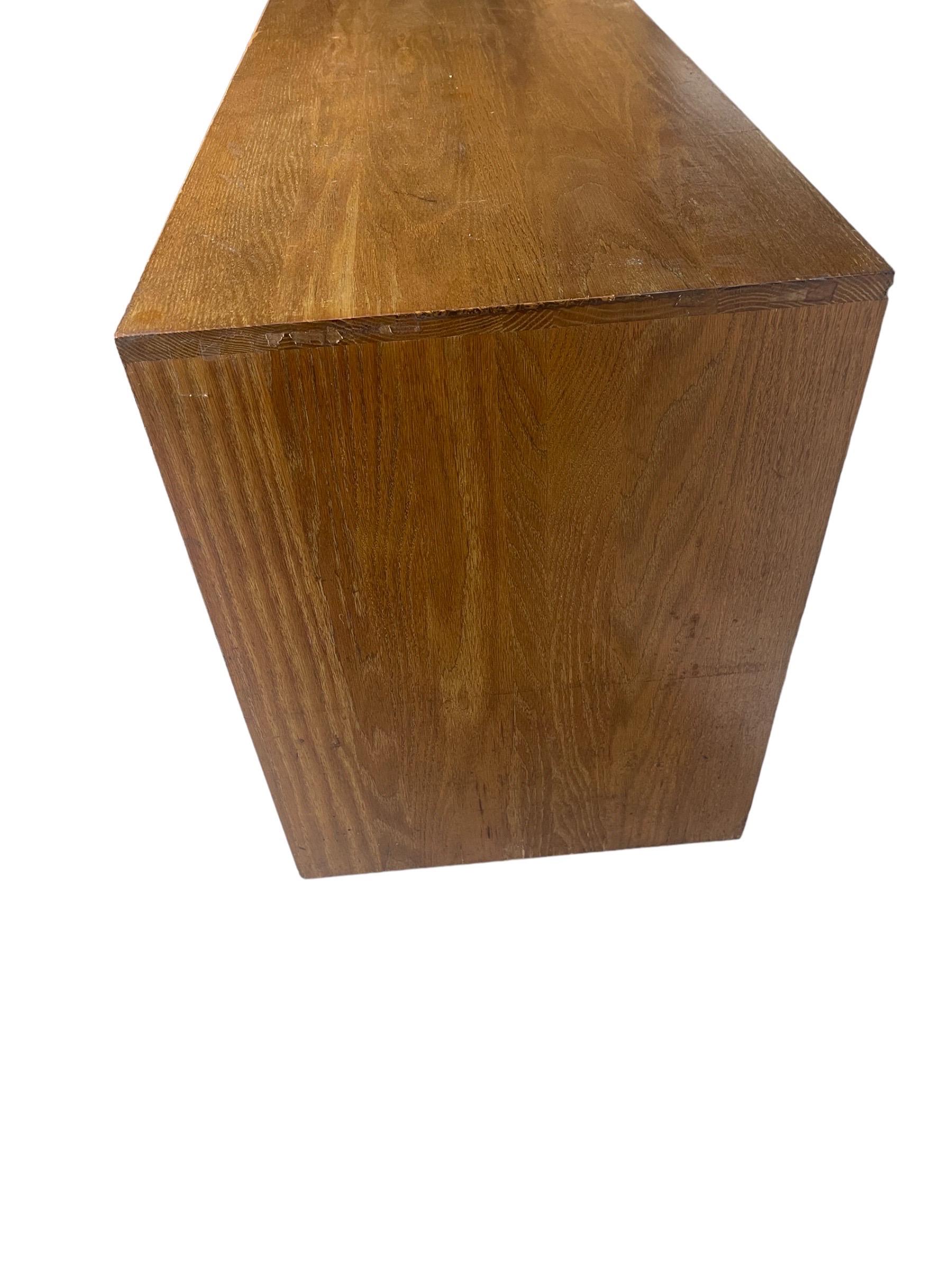 American Modern Cerused Oak Eight Drawer Dresser, Circa 1950s For Sale 1