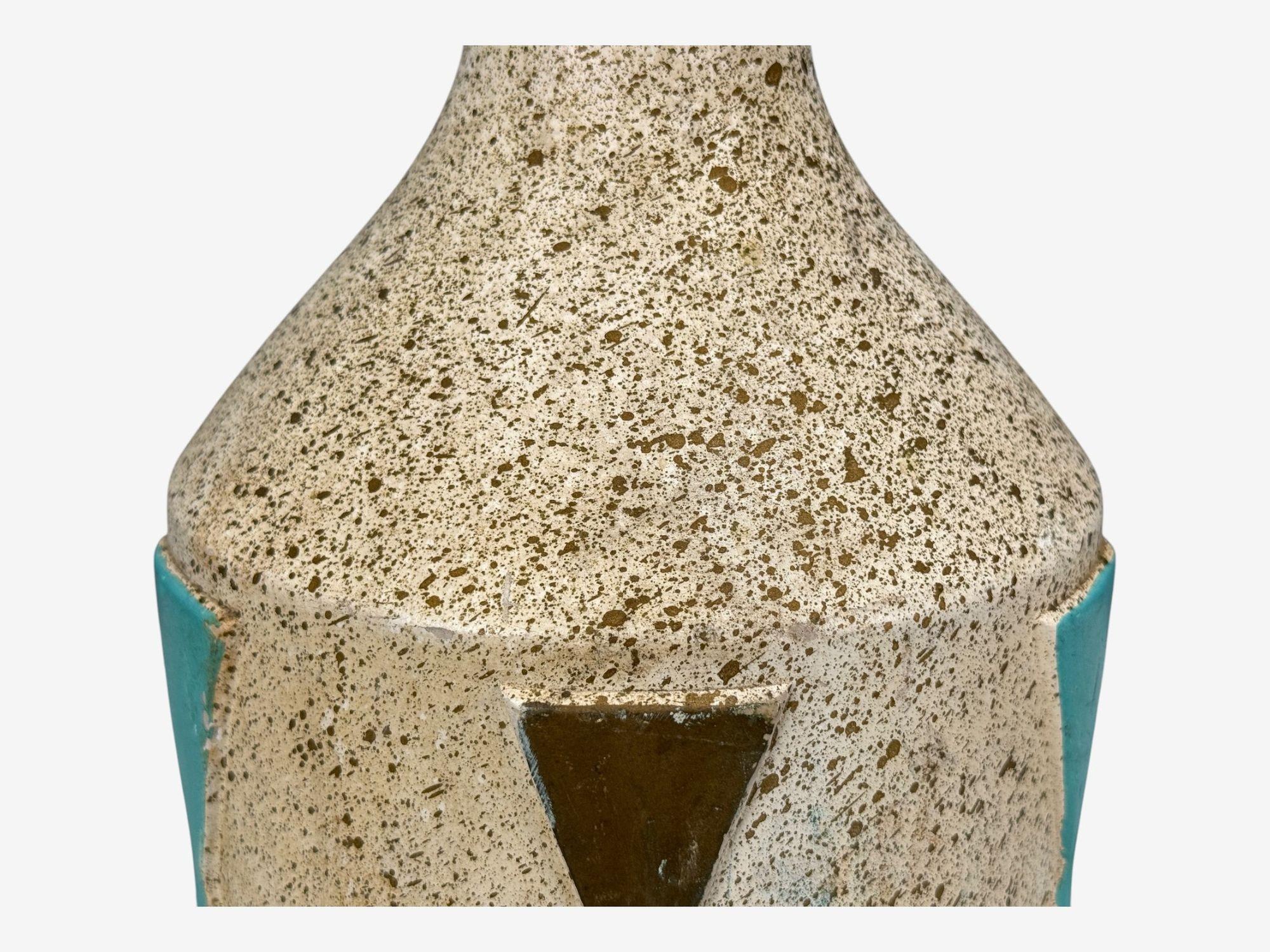 Moderne américain, Chalkware, métal, lampes de table, États-Unis, années 1950 en vente 1