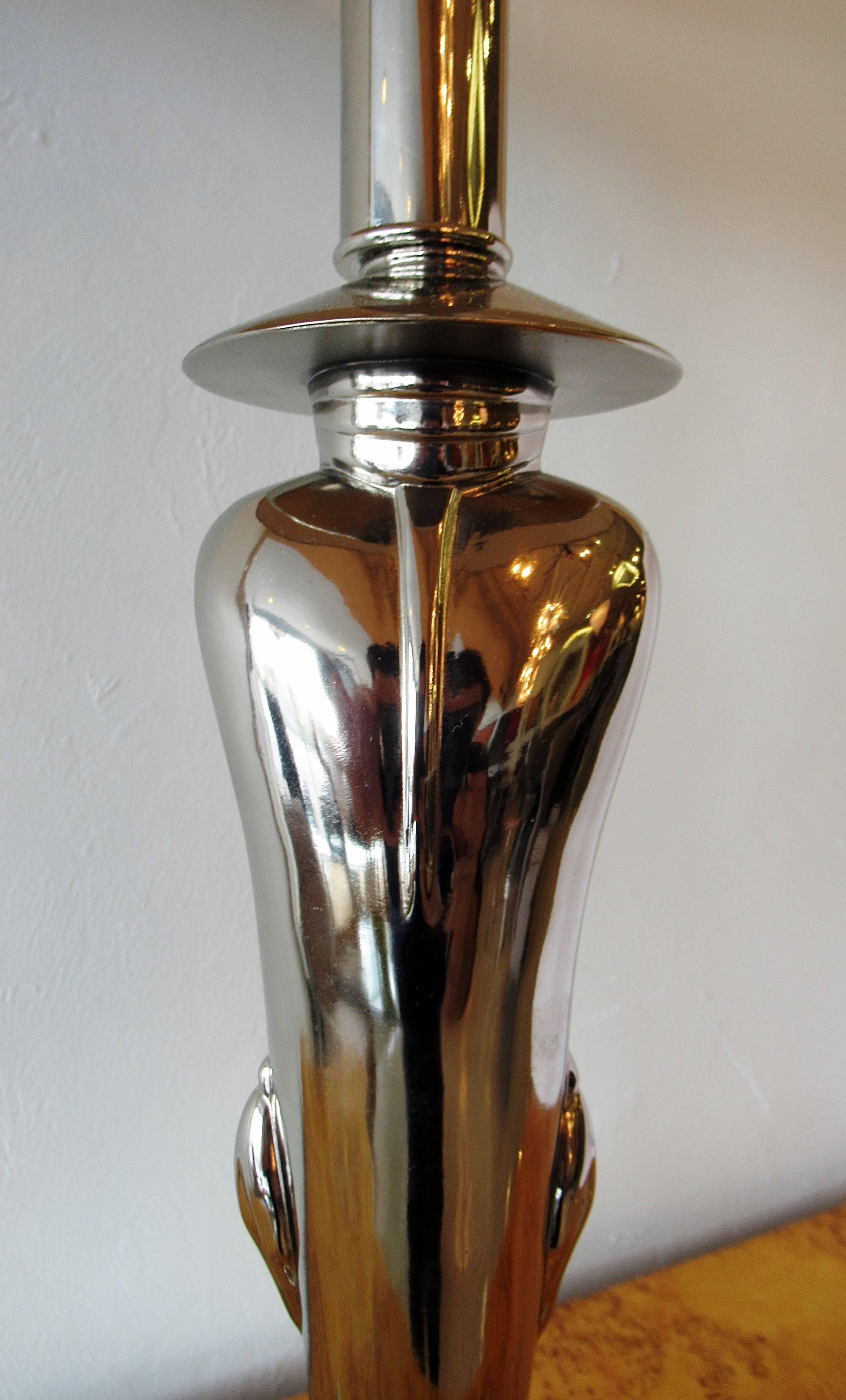 American Modern Chrome Table Lamps, Viktor Schreckengost, 1930s For Sale 4