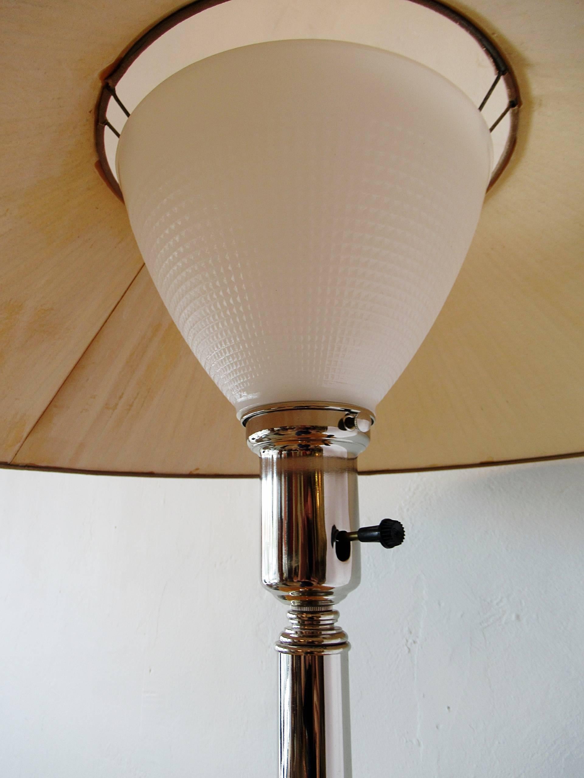 Mid-20th Century American Modern Chrome Table Lamps, Viktor Schreckengost, 1930s For Sale