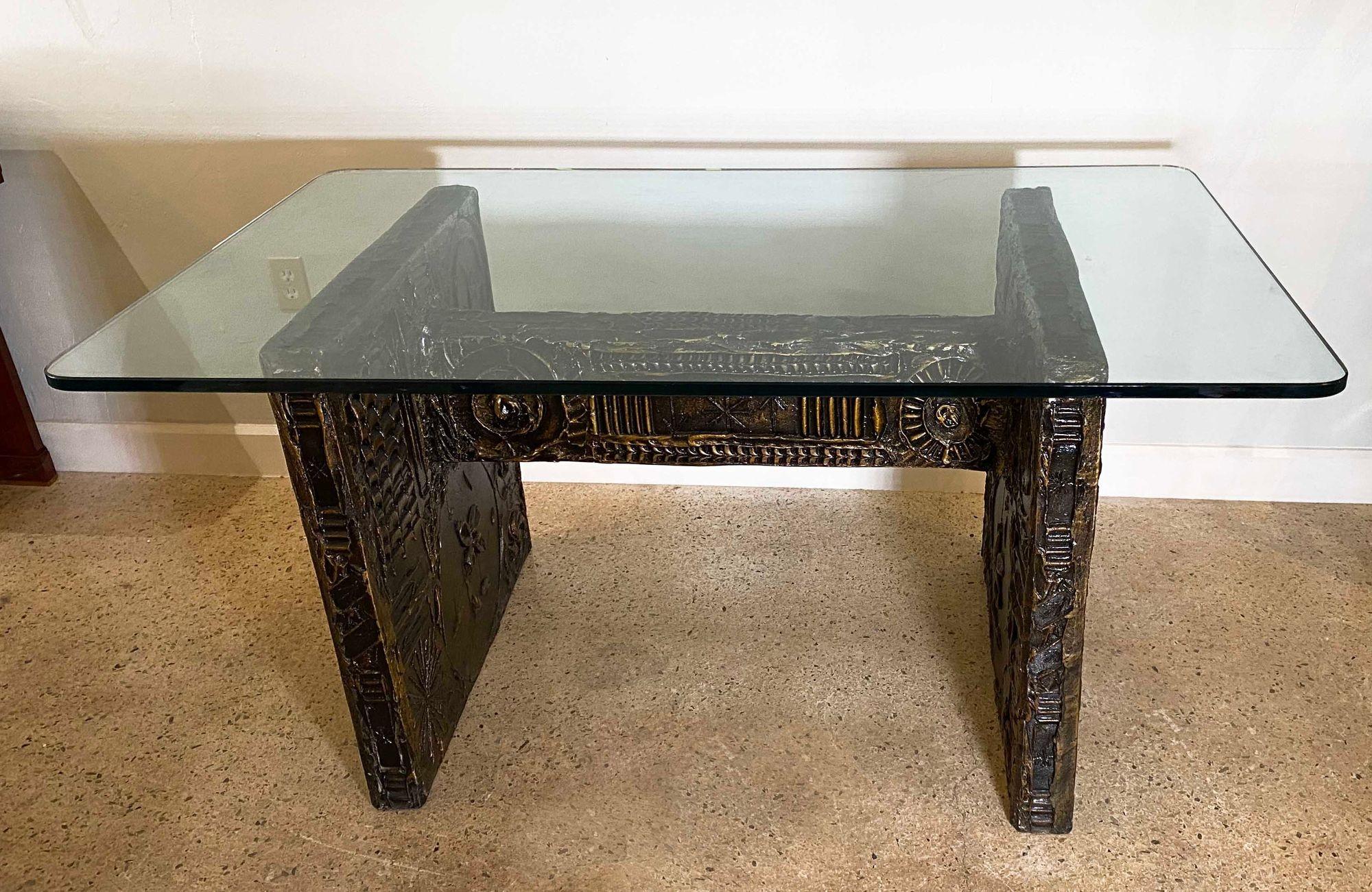 American Modern Composition Dining Table/Writing Desk, Adrian Pearsall In Good Condition For Sale In Hollywood, FL