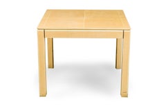 American Modern Faux Shagreen and Lacquer Game Table, Karl Springer