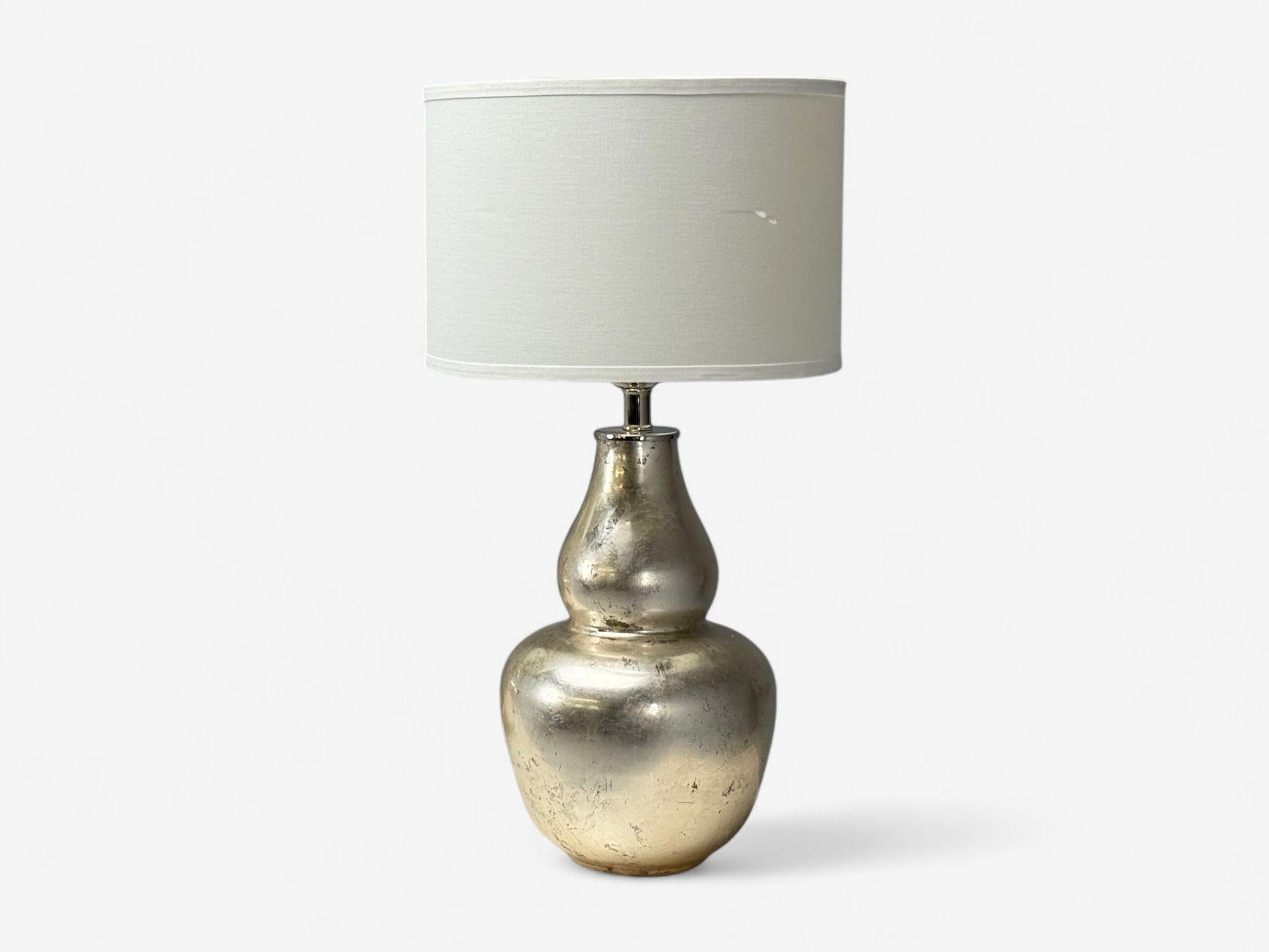 Americano Lampade da tavolo moderne americane, vetro al mercurio, Fabrice, USA, anni '50 in vendita