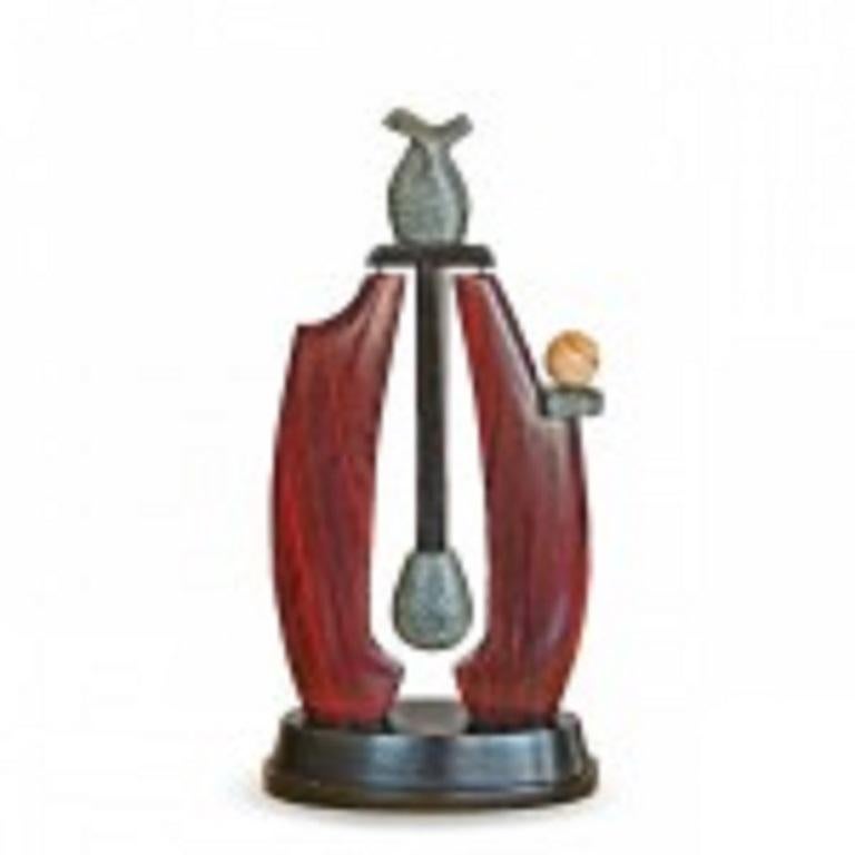 Mid-Century Modern American Modern Mixed Marble Sculpture For Sale