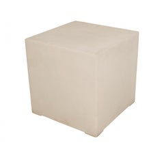 American Modern Plastic Lighted Cube End Tables