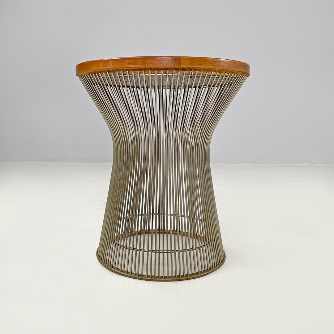 Américain Tables basses rondes modernes américaines par Warren Platner pour Knoll, 1970 en vente