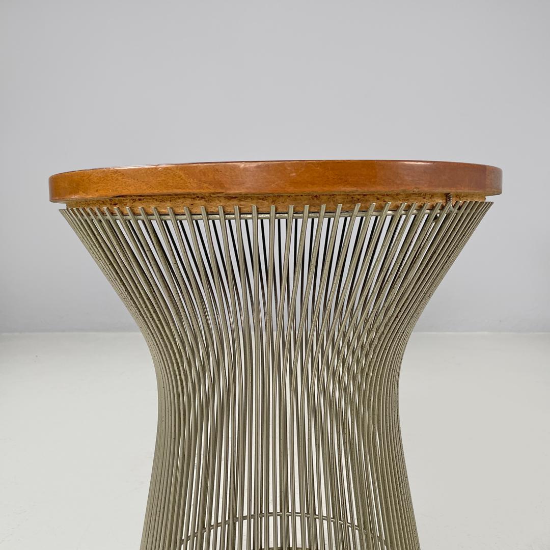 Fin du 20e siècle Tables basses rondes modernes américaines par Warren Platner pour Knoll, 1970 en vente