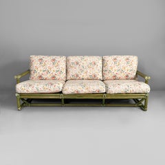 American modern sofa by Lyda Levi for McGuire Company, 1970s