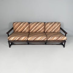 American modern sofa by Lyda Levi for McGuire Company, 1970s