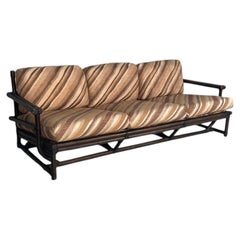 American modern sofa by Lyda Levi for McGuire Company, 1970s