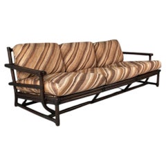 American modern sofa by Lyda Levi per McGuire Company, 1970s