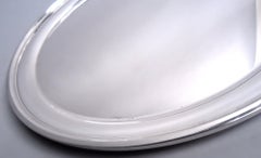 American Modern Sterling Silver 12-Inch Round Tray
